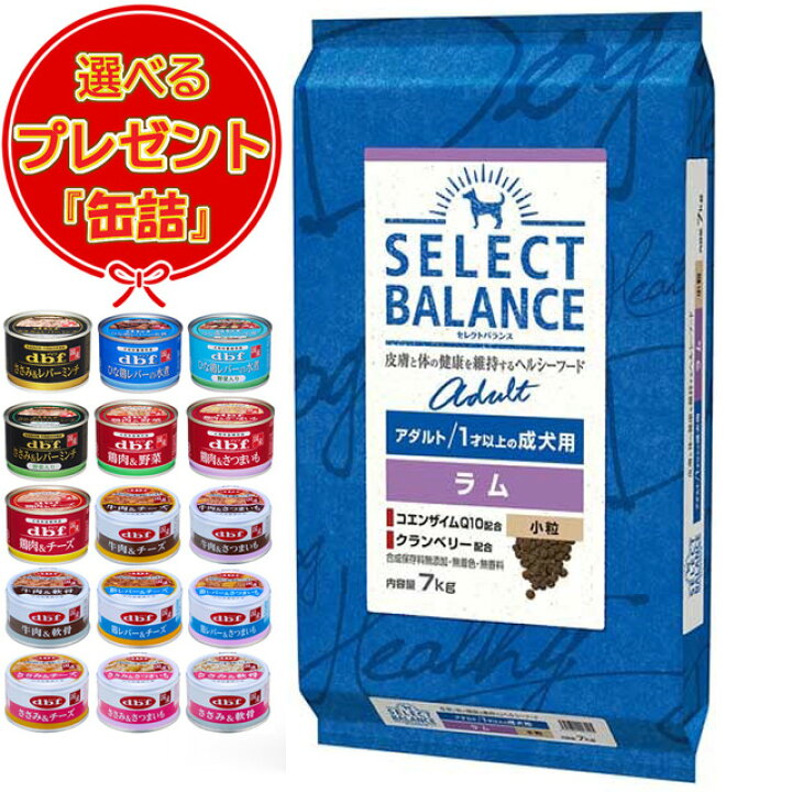 楽天市場】【送料無料】セレクトバランス アダルト ラム 小粒 1才以上 
