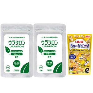 【送料無料】ウラジロン 8.4g 140mg×60粒 2個セット【チュールプレゼント】