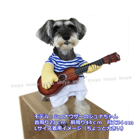 楽天市場 犬服 ギター コスプレ コスチューム 2足歩行 変身 小型犬 ハロウィン バラエティー グッズ 衣装 仮装 着ぐるみ トイプードル ミニチュアシュナウザー コーギー 柴犬 フレブル コッカー パグ ペット 洋服 おしゃれ 犬屋楽天市場店