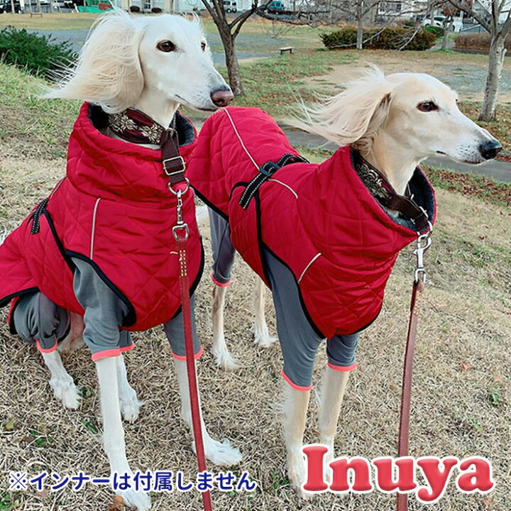楽天市場 あす楽 犬 犬服 冬服 ハイネック バックル付き キルティング コート レッド 暖かい ジャケット 防寒 フリース 秋 冬 Asmpet 暖か 秋 大型犬 犬屋楽天市場店