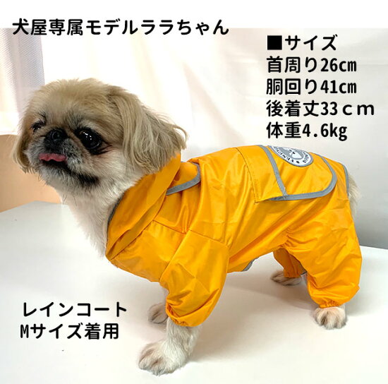 犬中型犬大型犬フルカバーレインコート【名入れオプション有り】レインウェア雨具カッパ柴犬フレブルラブラドールゴールデンなどに春夏秋冬簡単あす楽