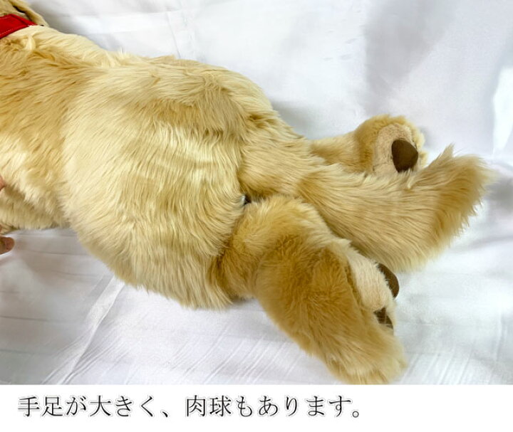 楽天市場】【 人形の吉徳 】 犬 ぬいぐるみ ゴールデンレトリバー L 