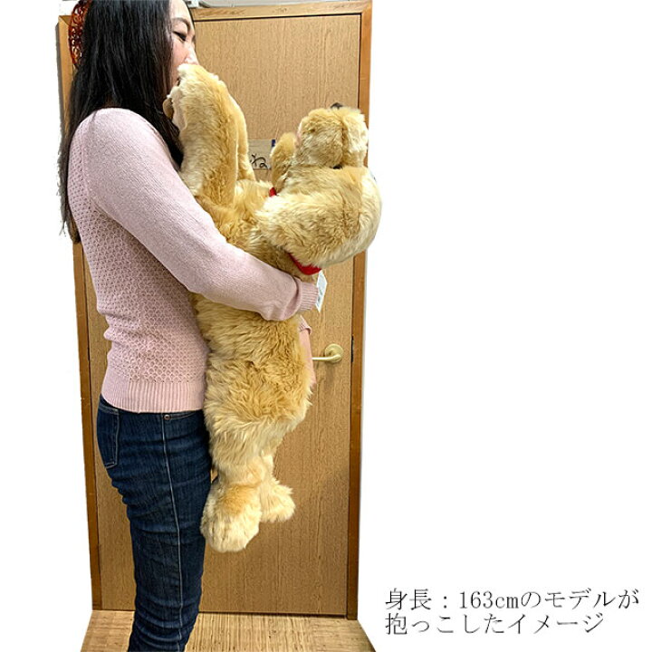 楽天市場】【 人形の吉徳 】 犬 ぬいぐるみ ゴールデンレトリバー L 