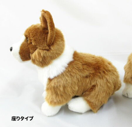 楽天市場 あす楽 コーギー ぬいぐるみ 立or座り 犬 ハイクオリティー おもちゃ 父の日 母の日 ギフト プレゼント 犬屋 犬屋楽天市場店