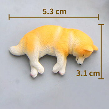 楽天市場 柴犬 ネムネム ミニミニ マグネット 横向き 置物 インテリア 犬 各種 雑貨 グッズ ポリレジン 犬屋 犬屋楽天市場店
