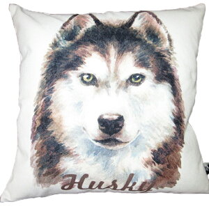 �N�b�V���� �J�o�[ �̂� 45×45cm �V�x���A���n�X�L�[ �y A �z �G�� �O�b�Y �w�i�F�� kingdogs �k���f�U�C��