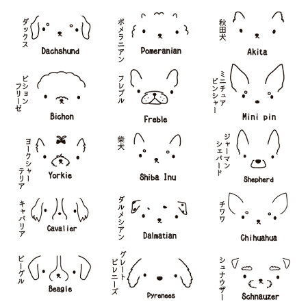 楽天市場 名前入れ トートバッグ Mサイズ シンプルドッグ オリジナル 犬屋 キャンバス お散歩バッグ コーギー シュナウザー チワワ ダックス パピヨン ポメラニアン ゴールデン ラブラドール バーニーズ コリー プードル 可愛い シンプル 犬柄 オシャレ 犬屋楽天