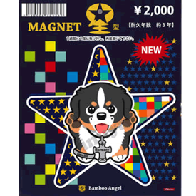 【在庫限り】マグネット 【 ドッグコレクション 星型 】 バーニーズマウンテンドッグ 雑貨 グッズ ペット シート 犬屋 いぬや