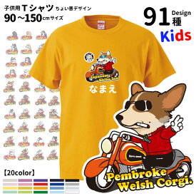 【名入れ 子供 Tシャツ 半袖 ちょい悪 ( 前面デザイン】 ) 犬屋 オリジナル CAB5001】