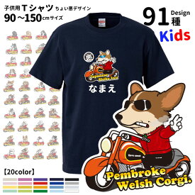 【名入れ 子供 Tシャツ 半袖 ちょい悪 ( 前面デザイン】 ) 犬屋 オリジナル CAB5001】