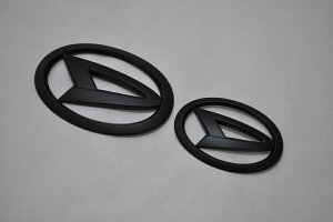 M900S/M910S トール マットブラックorピアノブラックエンブレム 3点SET  INVENTER/grow/メッキ/ブラッククローム/ゴールド/車エンブレム/車パーツ/