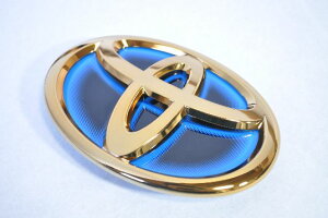 ZVW30系プリウス リアTマーク ゴールドエンブレム  INVENTER/grow/メッキ/ブラッククローム/ゴールド/車エンブレム/車パーツ/