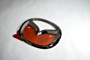 CWEFWプレマシー リアマツダマーク ブラックメッキエンブレム  INVENTER/grow/メッキ/ブラッククローム/ゴールド/車エンブレム/車パーツ/