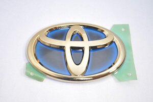 20系ヴェルファイア ハイブリッド ゴールドエンブレム リアトヨタマーク  INVENTER/grow/メッキ/ブラッククローム/ゴールド/車エンブレム/車パーツ/