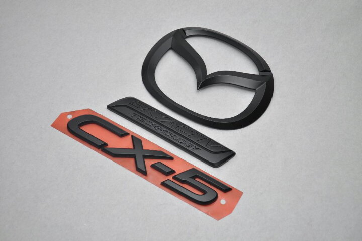 楽天市場 ｋｅｅｆｗ ｋｅ２ｆｗ ｃｘ ５ 後期 ｆフォグランプ無し車 有り車共通 マットブラックｏｒピアノブラックエンブレム リア３点ｓｅｔ 純正 メッキ 艶消し 黒 セット 単品 車 車パーツ カーパーツ 高品質 送料無料 Inventer