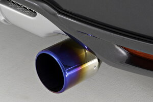 【grow】RU1〜4 ヴェゼル チタンマフラーカッター真円カール90Φ 送料込