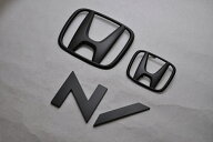 JF1/2　N　BOX　スラッシュ　マットブラックorピアノブラックエンブレム　3点SET　　INVENTER/grow/メッ…