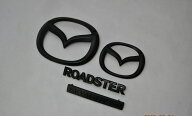 ND5RC/ND5RE　ロードスター　後期　マットブラックorピアノブラックエンブレム　4点SET　　INVENTER/grow…