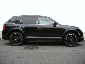 【最鏡面】9PA♯♯♯ ポルシェ カイエン ステンレス ピラー 鏡面HYPERブラック INVENTER/grow/ピラーパネル/メッキピラー/車パーツ/鏡面