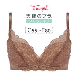 【18％OFF】トリンプ 天使のブラ スリムライン TR581シリーズ ノンワイヤーブラ CDEカップ アンダー65/70/75/80cm TR581P