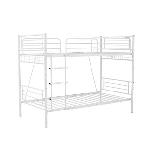 【全品8%OFFクーポン(残り50枚)】二段ベッド 省スペース 上下分割可能 分別可能 2段ベッド パイプベッド 子供ベッド 子供部屋 ロフトベッド シングル 子供 ロータイプ シングルベッド パイ