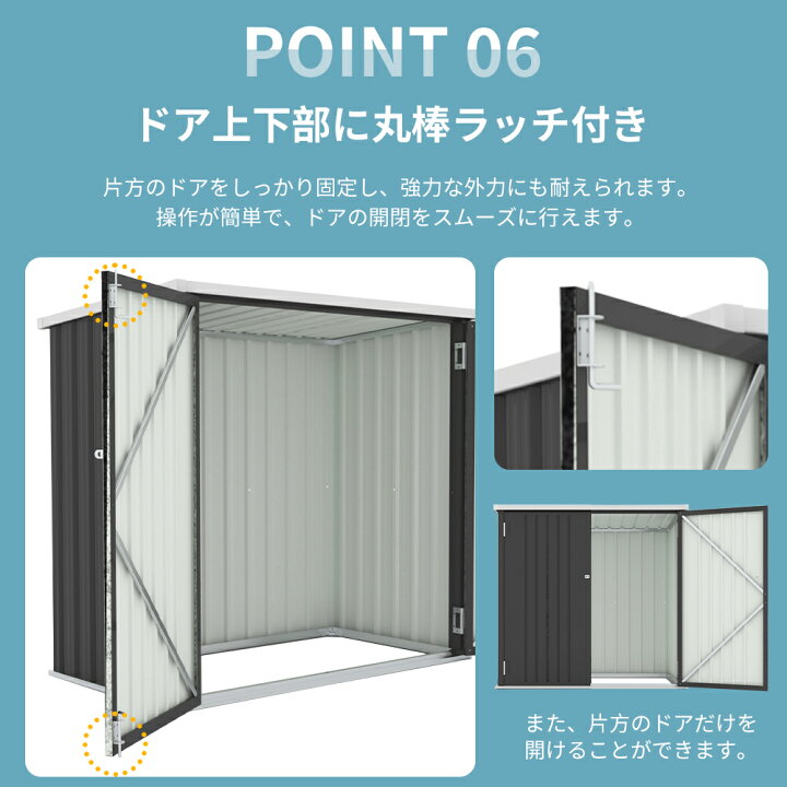 楽天市場】【先着77名様9%OFFクーポン】新作 高機能収納庫 物置 屋外 