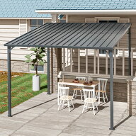 【先着50名様8%OFFクーポン】テラス屋根 ベランダ 屋根 物置 ひさし大型 重量型 バルコニー 雨よけ サイ…