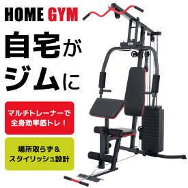 【先着77名様10%OFFクーポン】マルチホームジム ホームジム 腹筋マシン アジャスタブルベンチ 筋トレ ベンチプレス トレーニングマシン チェストプレスマシン トレーニング器具 ローイングマシン ラットプルマシン レッグエクステンション