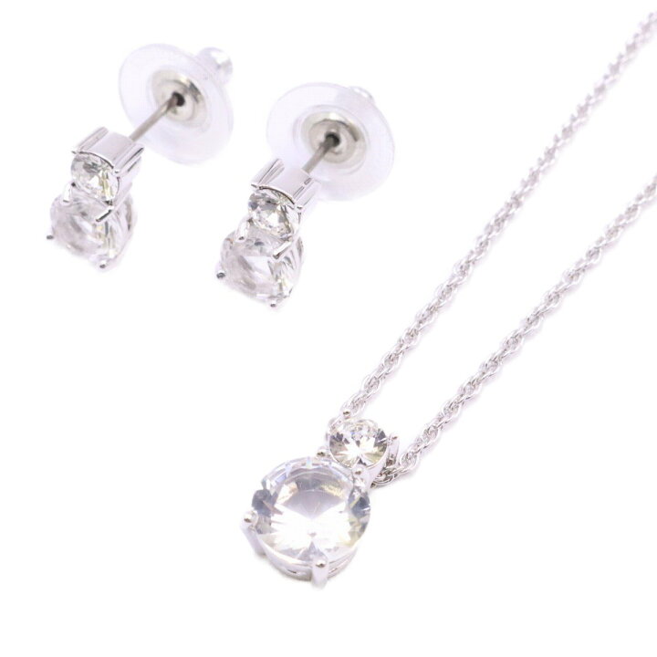 楽天市場】【中古】SWAROVSKI スワロフスキー ネックレス＆ピアス 