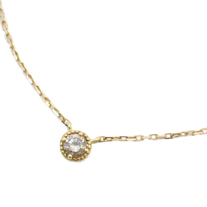 楽天市場】【中古】agete アガット ネックレス K18/ダイヤモンド0.07ct 