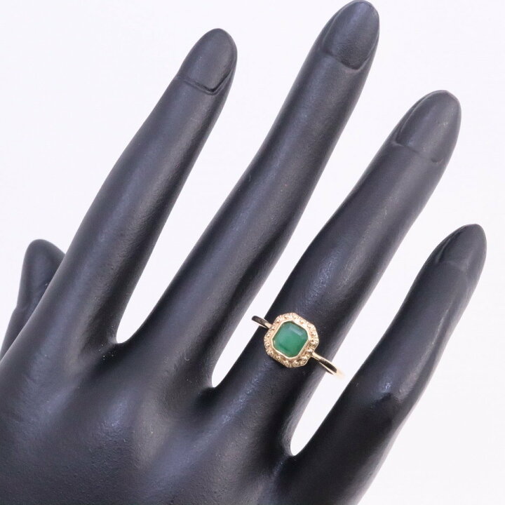 楽天市場】【中古】agete アガット スクエア リング 指輪 K10 