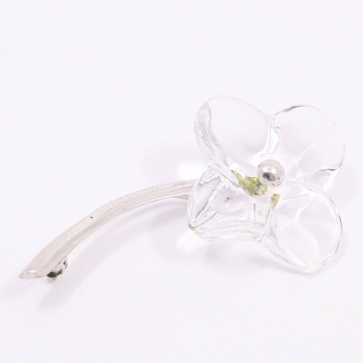 楽天市場】【中古】Baccarat バカラ オルテンシア ブローチ シルバー 