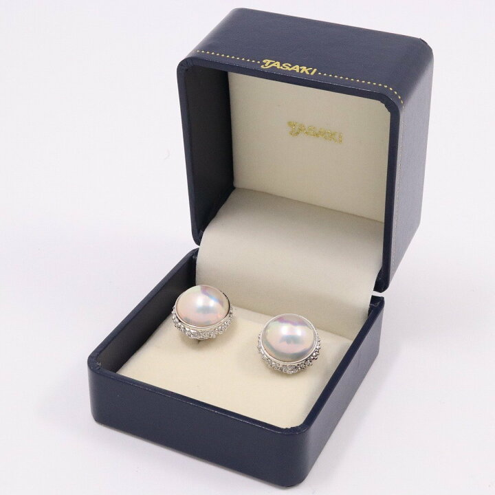 楽天市場】【中古】TASAKI タサキ 田崎真珠 マベパール イヤリング  
