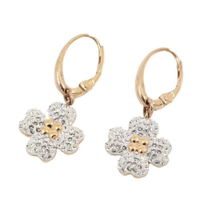 楽天市場】【中古】SWAROVSKI スワロフスキー フラワーモチーフ ピアス 