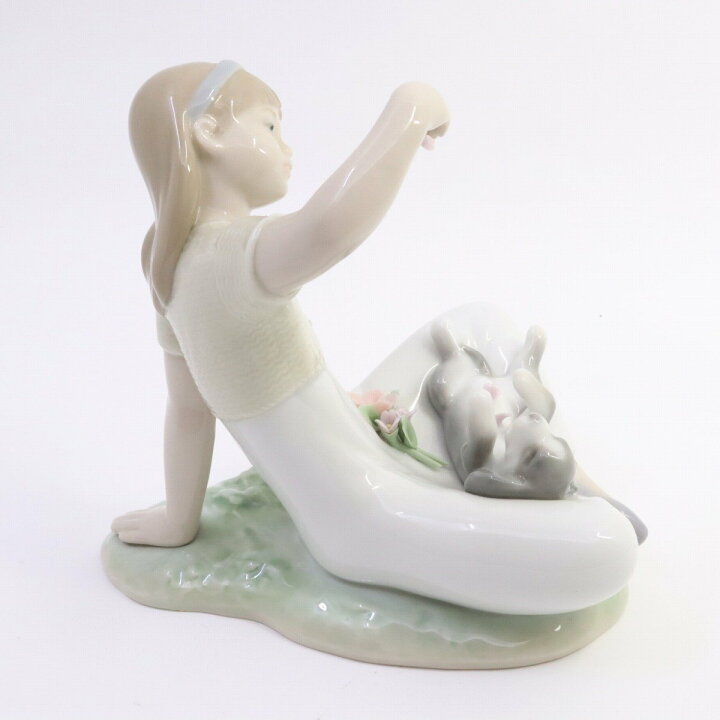 楽天市場】【中古】LLADRO リヤドロ PLAYTIME WITH PETALS 花びら遊び  