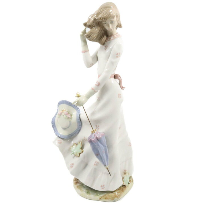楽天市場】【中古】LLADRO NAO リヤドロ ナオ 傘持ち婦人 女性 置物 