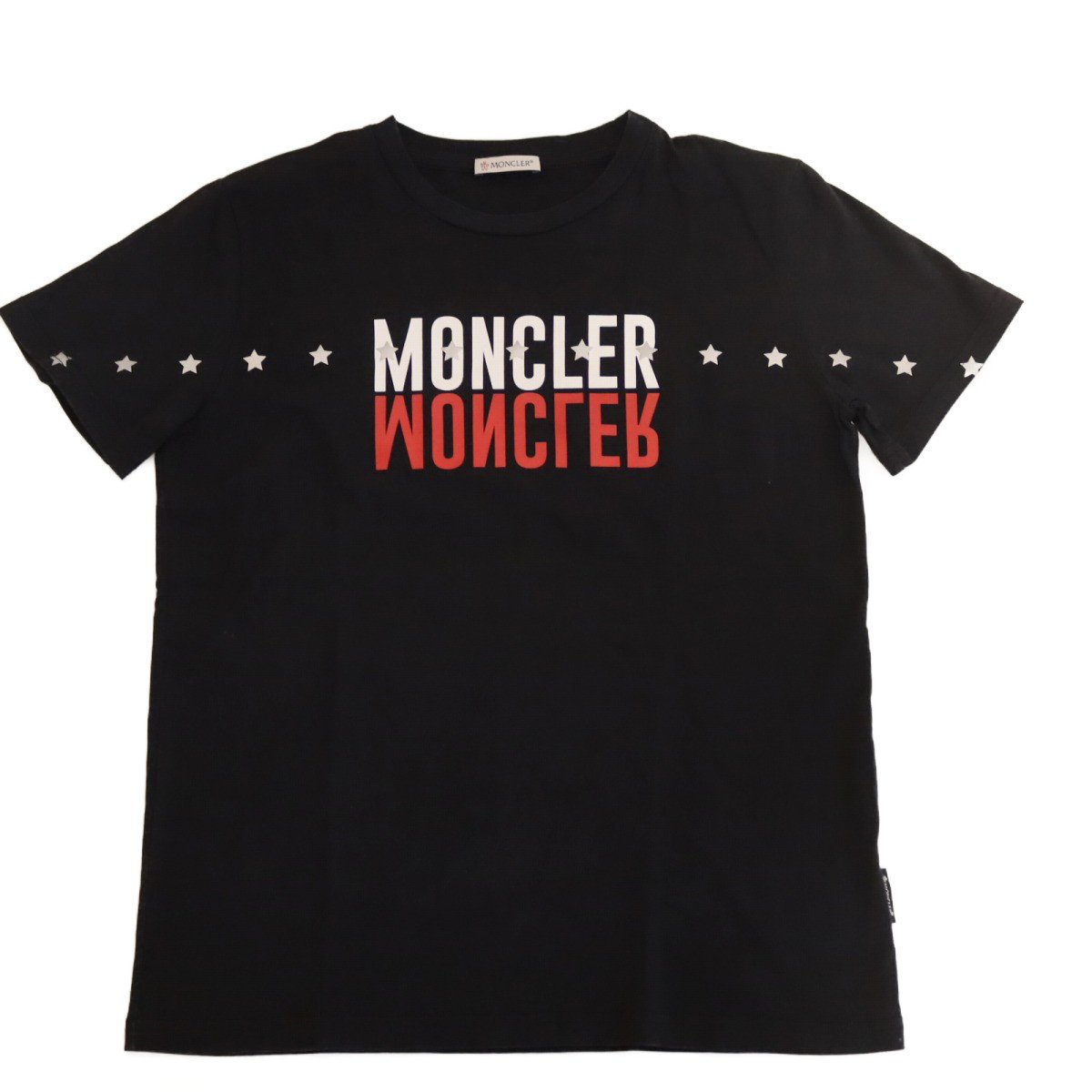 楽天市場】【中古】MONCLER モンクレール ロゴ 半袖Tシャツ ブラック 