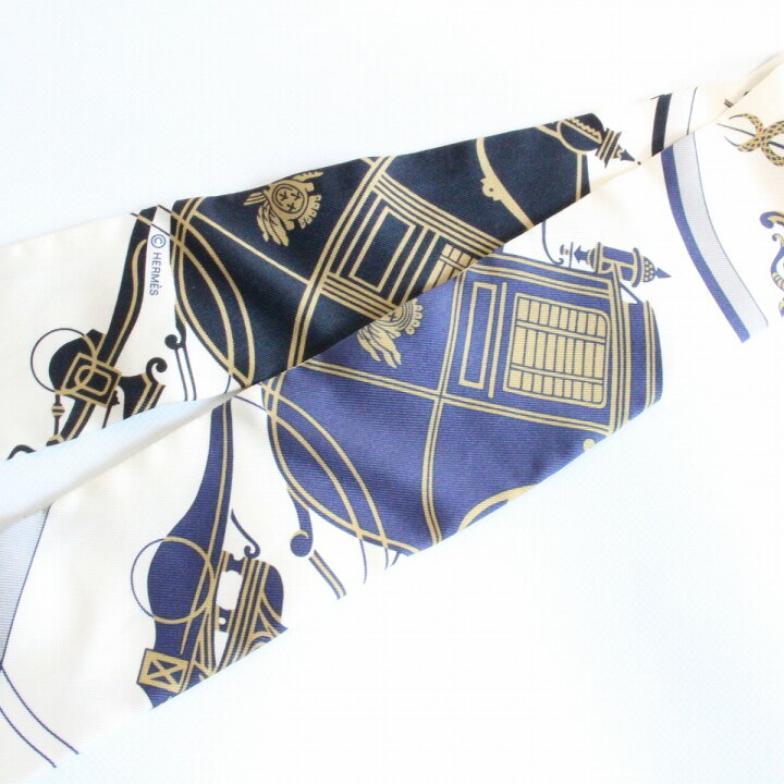 楽天市場】【中古】HERMES エルメス ツイリー EX-LIBRIS エクス 