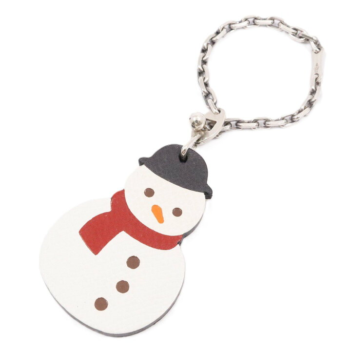 楽天市場】【中古】HERMES エルメス 雪だるま スノーマン キーリング 