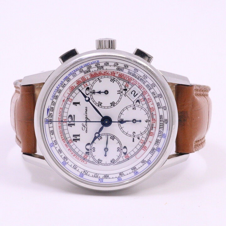 楽天市場】【中古】ロンジン ヘリテージ タキメーター クロノグラフ  