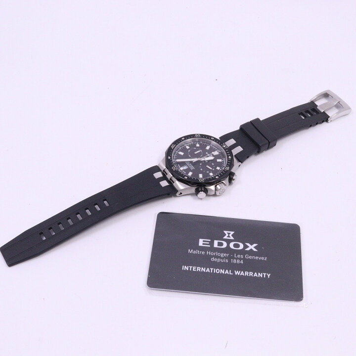 楽天市場】【中古】EDOX エドックス デルフィン クロノグラフ クォーツ 