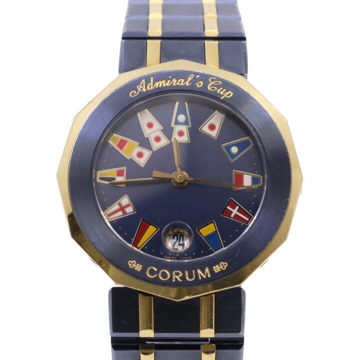 楽天市場】【中古】コルム アドミラルズカップ クォーツ レディース 