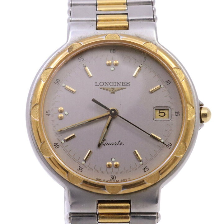 楽天市場】【中古】ロンジン コンクエスト クォーツ メンズ 腕時計 