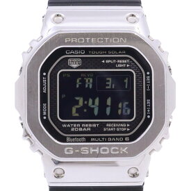 【中古】カシオ G-SHOCK フルメタルケース Bluetooth搭載 ソーラー電波 メンズ 腕時計 純正樹脂バンド GMW-B5000-1JF【いおき質店】