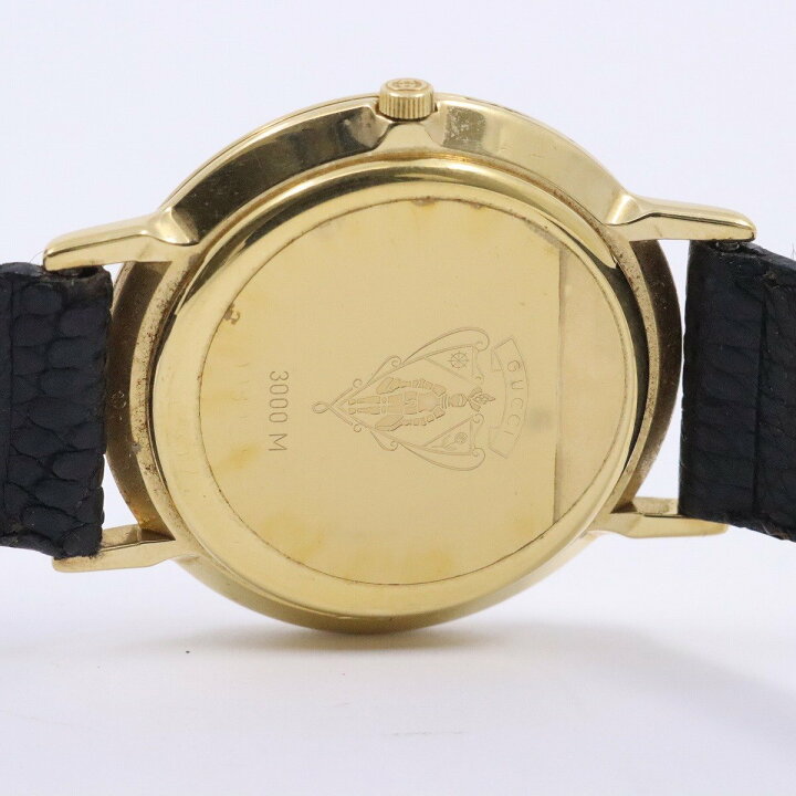 楽天市場】【中古】グッチ 3000M ラウンド型 クォーツ メンズ 腕時計 