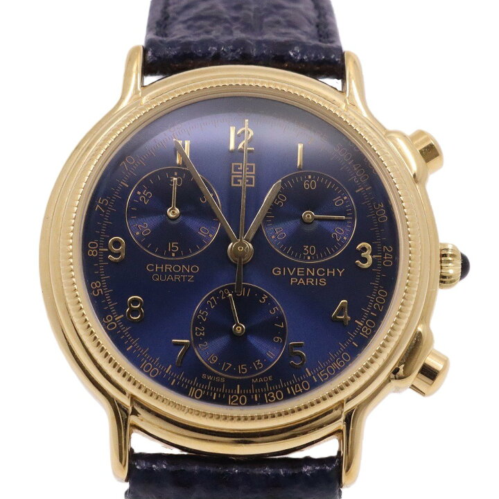 楽天市場】【中古】GIVENCHY ジバンシィ クロノグラフ クォーツ メンズ  