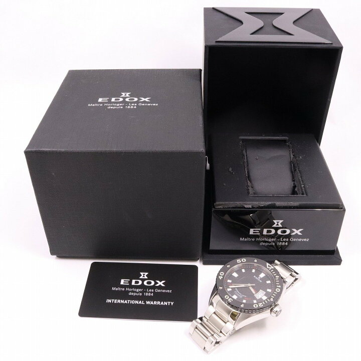 楽天市場】【中古】EDOX エドックス クラスワン 自動巻き メンズ 