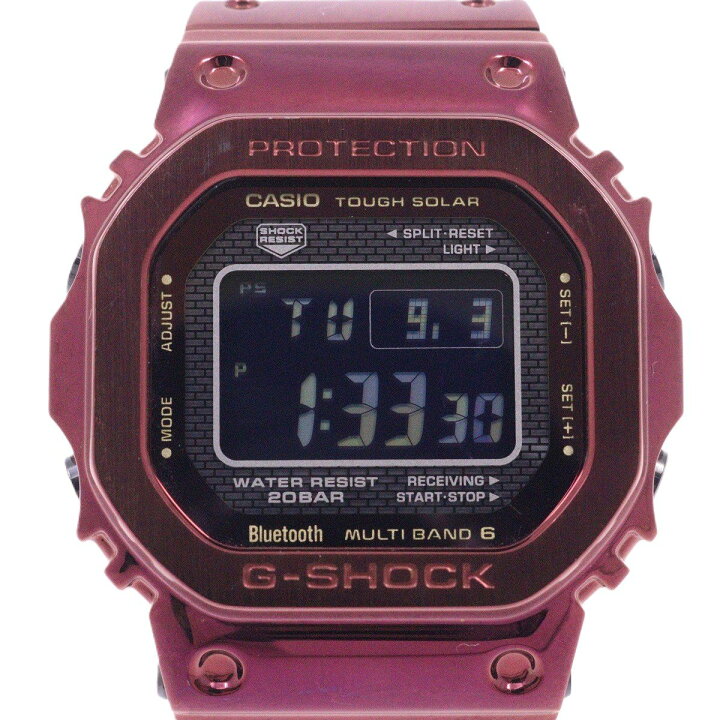 楽天市場】【中古】カシオ G-SHOCK フルメタル ボルドーIP Bluetooth  