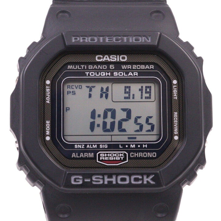 楽天市場】【中古】カシオ G-SHOCK スクエア ソーラー電波 マルチ 