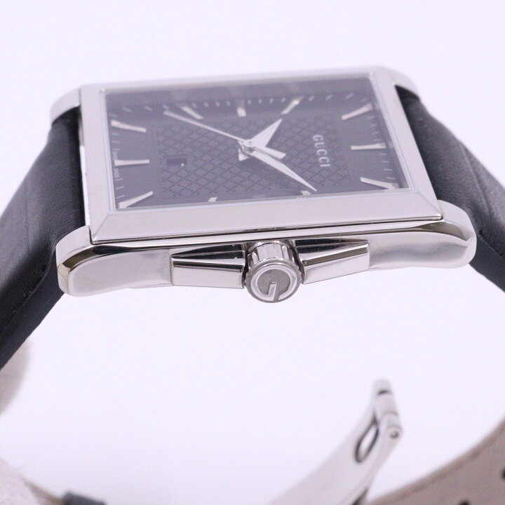 楽天市場】【中古】グッチ 138.4 Gタイムレス レクタングル クォーツ  